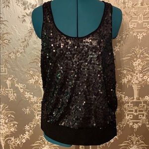 Racerback Sequin Tank